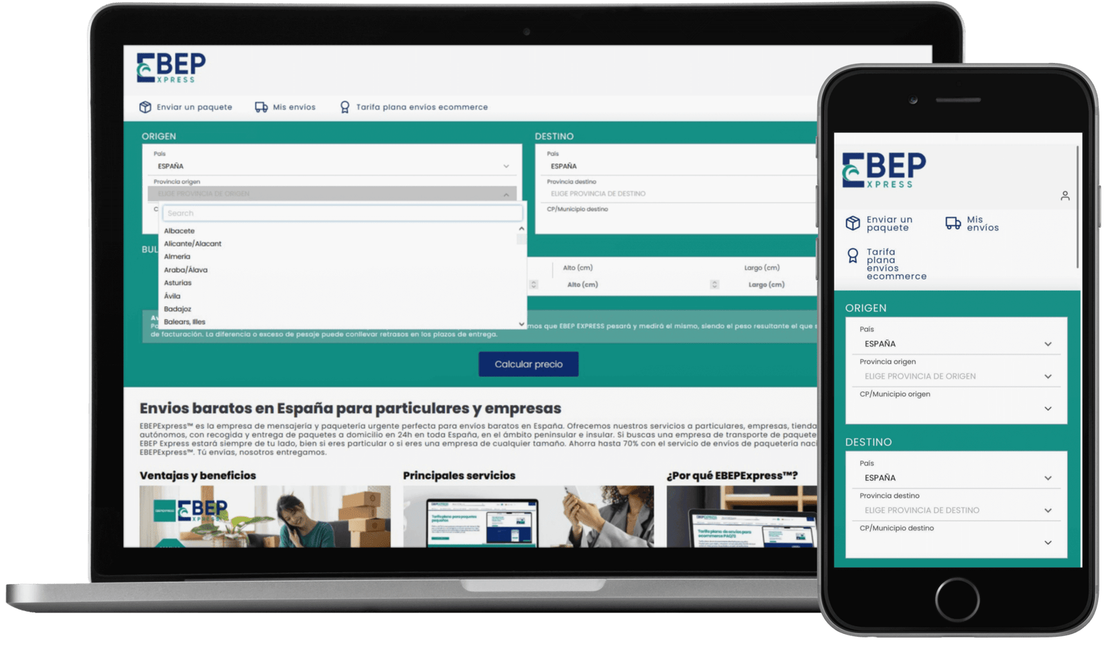 Ecommerce flat rate shipping EBEP Express